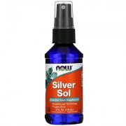NOW Foods, Silver Sol, срібло, 50 мкг, 118 мл (4 рідк. унції)
